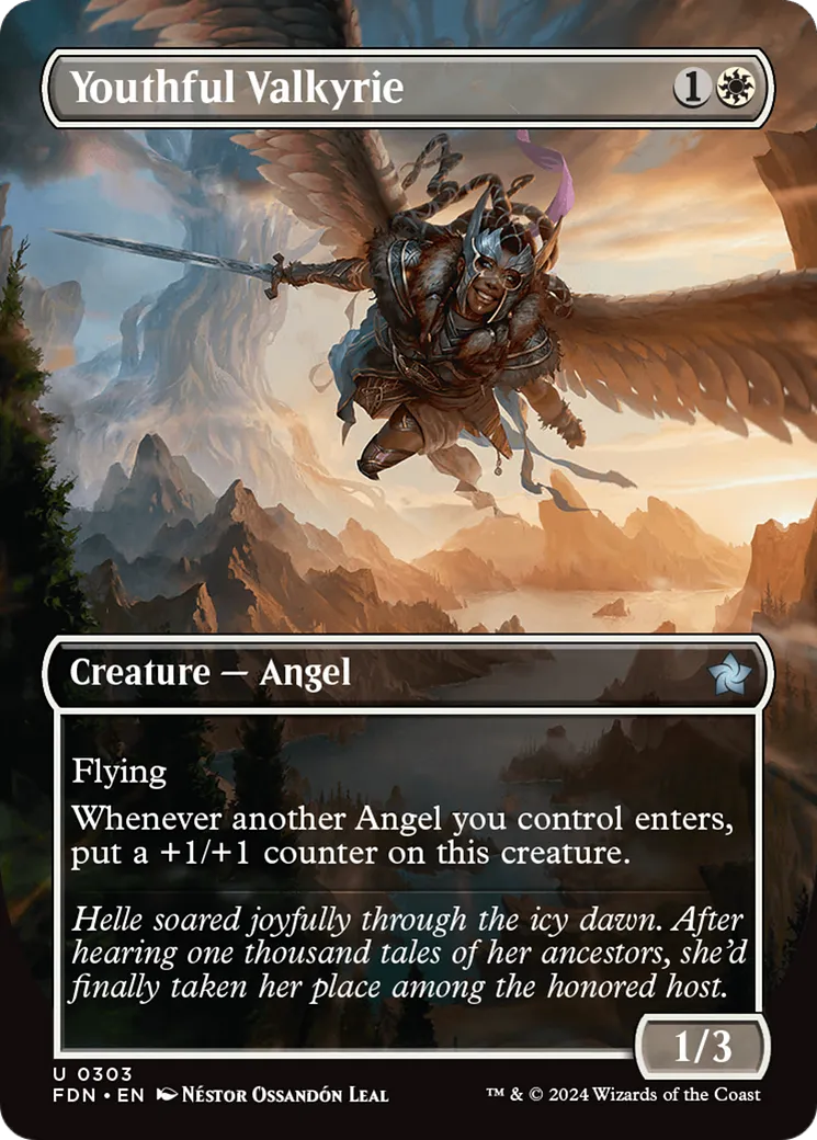 Youthful Valkyrie — Foundations — Magic: The Gathering