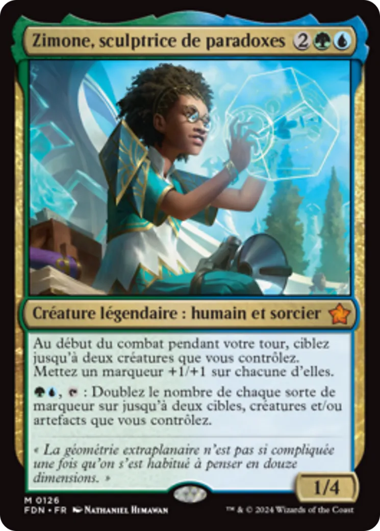 Zimone, sculptrice de paradoxes — Foundations — Magic: The Gathering