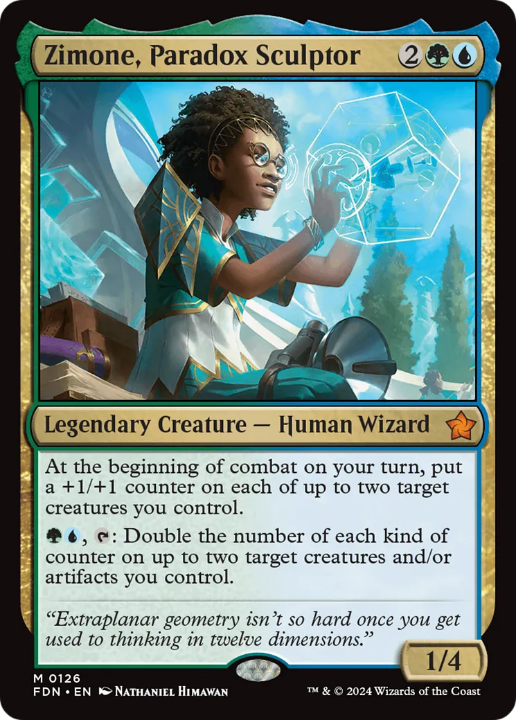 Zimone, Paradox Sculptor — Foundations — Magic: The Gathering
