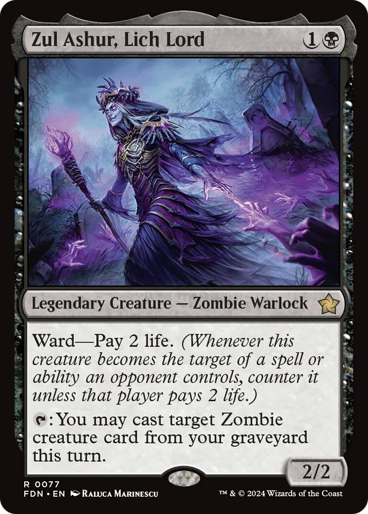 Zul Ashur, Lich Lord — Foundations — Magic: The Gathering