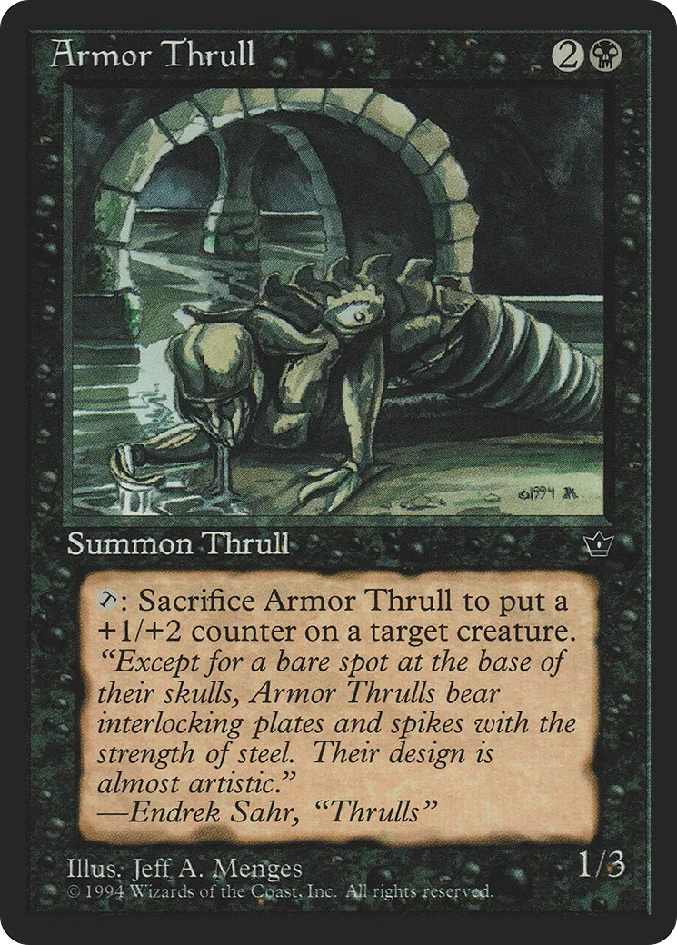 Armor Thrull — Fallen Empires — Magic: The Gathering