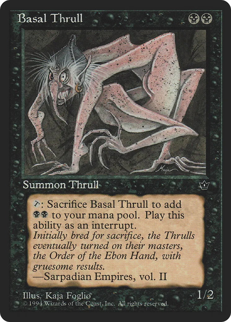 Basal Thrull — Fallen Empires — Magic: The Gathering