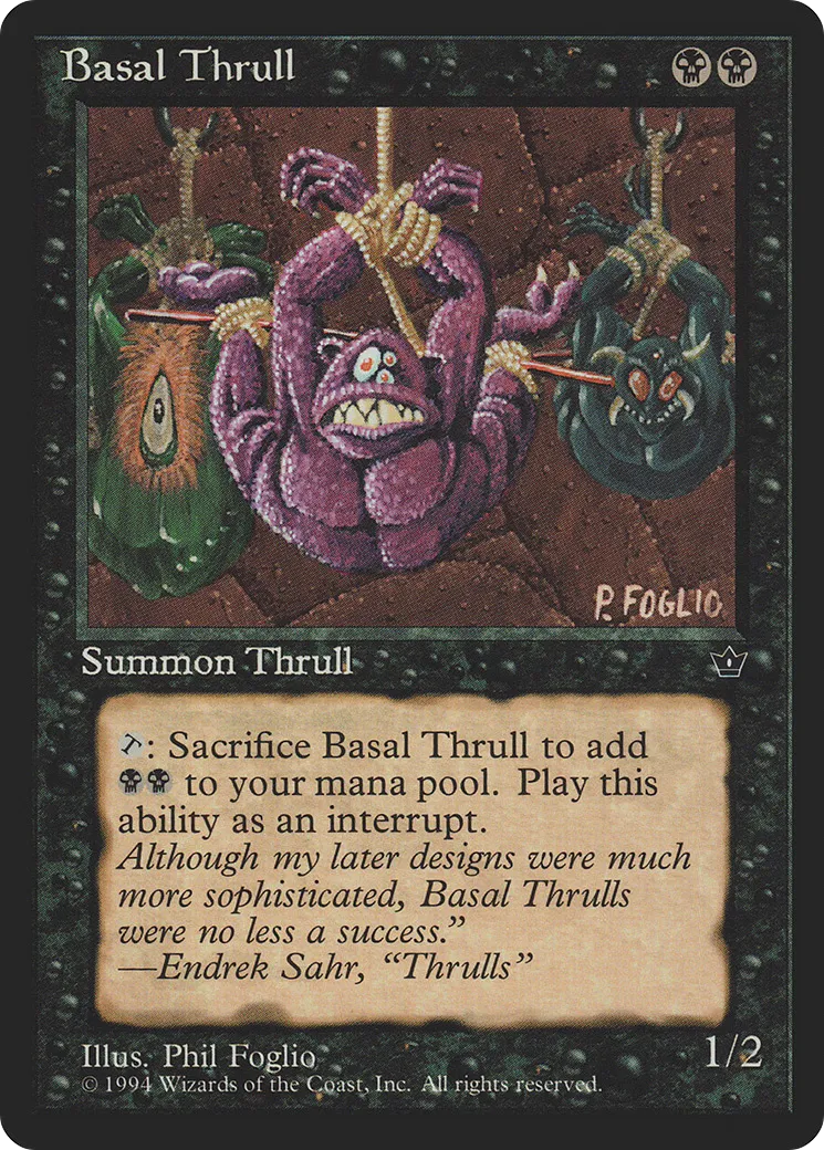 Basal Thrull — Fallen Empires — Magic: The Gathering