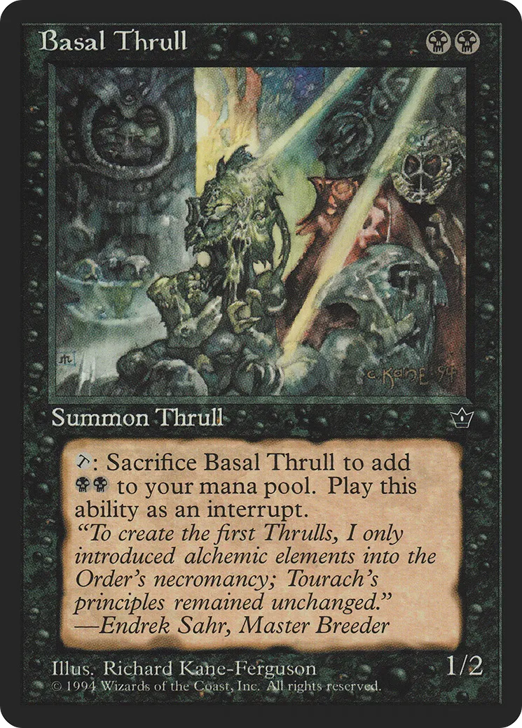 Basal Thrull — Fallen Empires — Magic: The Gathering