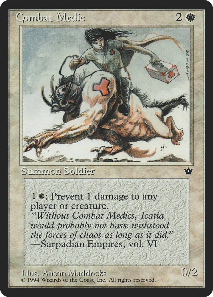 Combat Medic — Fallen Empires — Magic: The Gathering