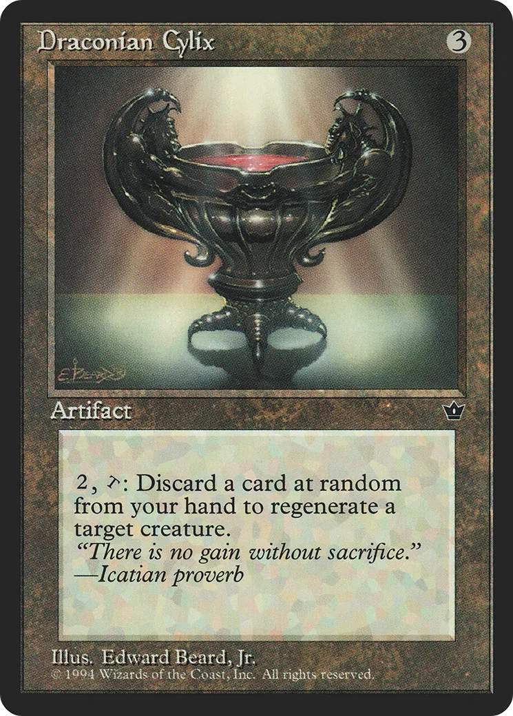 Draconian Cylix — Fallen Empires — Magic: The Gathering