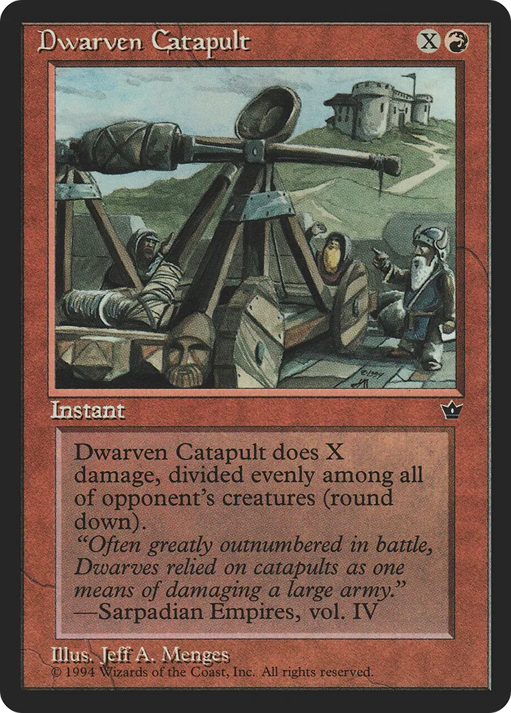 Catapulte naine — Fallen Empires — Magic: The Gathering