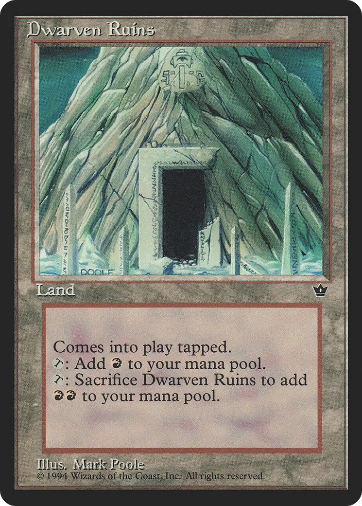 Dwarven Ruins — Fallen Empires — Magic: The Gathering