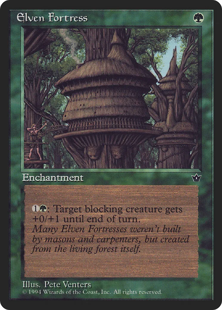 Elven Fortress — Fallen Empires — Magic: The Gathering