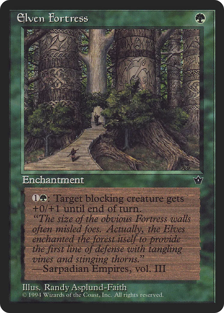 Elven Fortress — Fallen Empires — Magic: The Gathering