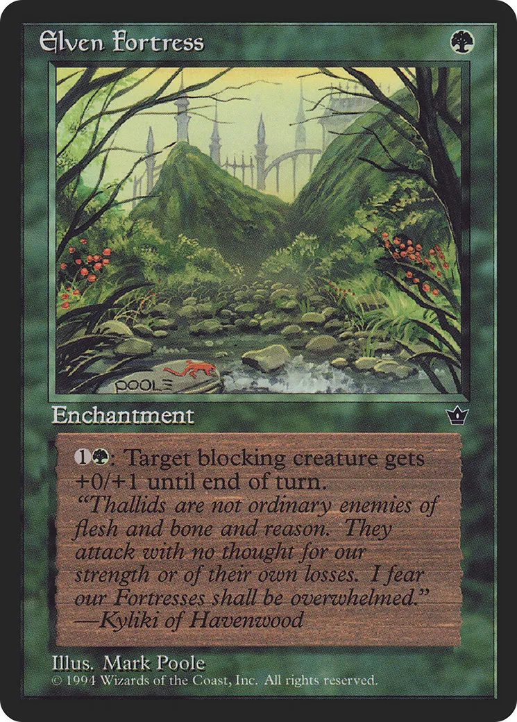 Elven Fortress — Fallen Empires — Magic: The Gathering