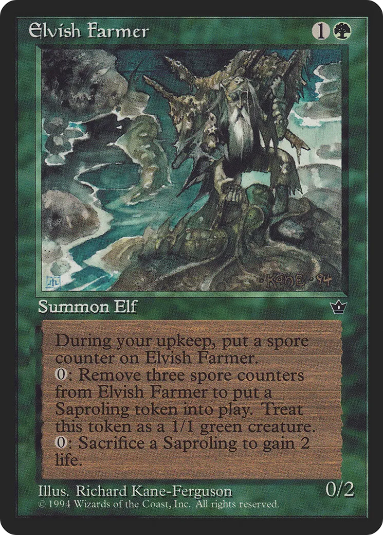Elvish Farmer — Fallen Empires — Magic: The Gathering
