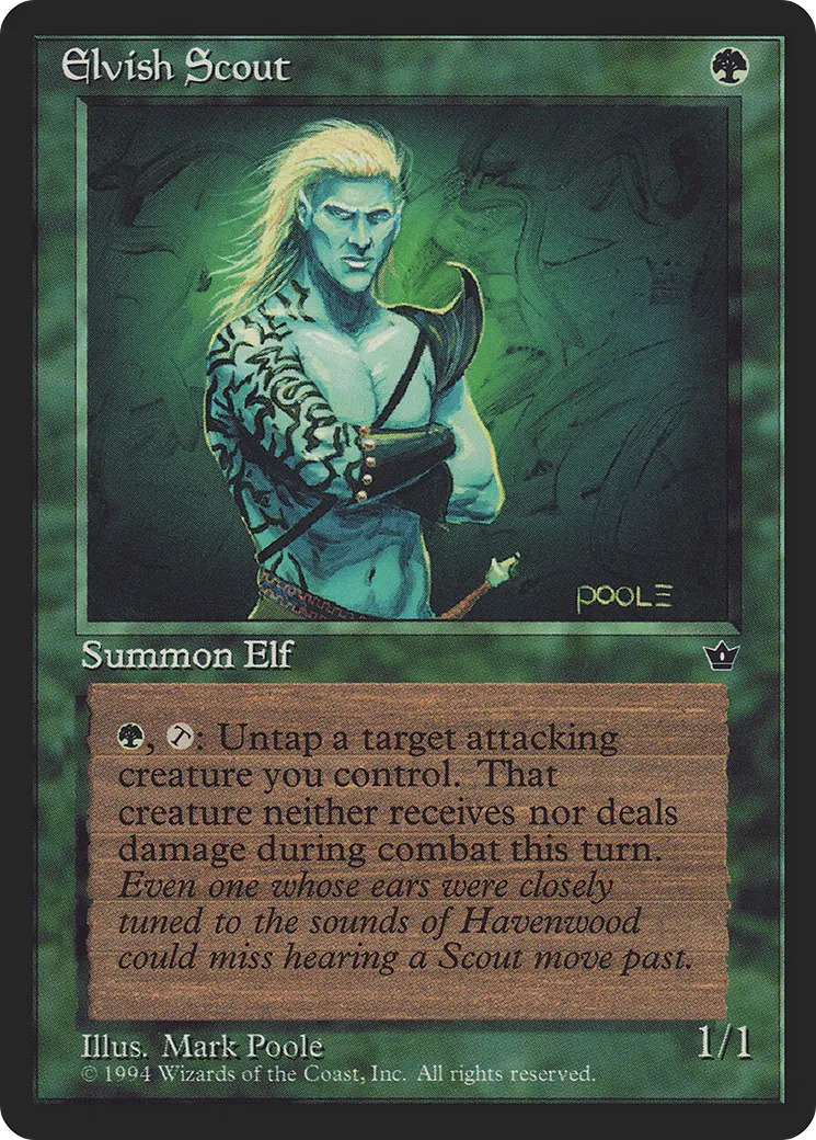 Elvish Scout — Fallen Empires — Magic: The Gathering