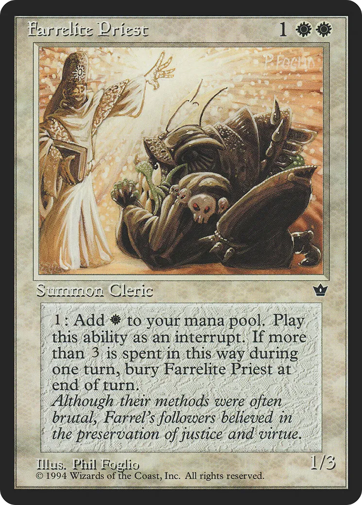 Farrelite Priest — Fallen Empires — Magic: The Gathering
