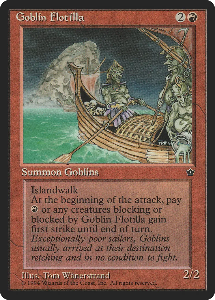 Goblin Flotilla — Fallen Empires — Magic: The Gathering