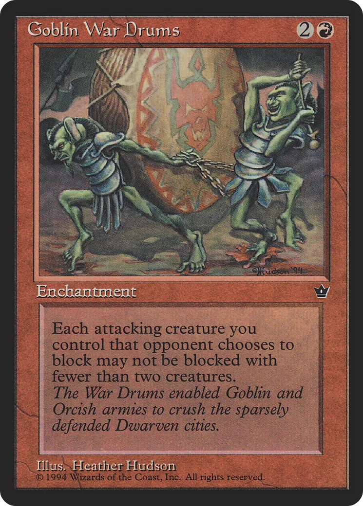 Tambours de guerre gobelins — Fallen Empires — Magic: The Gathering