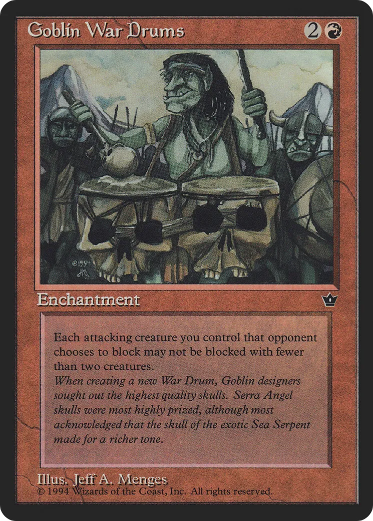 Tambours de guerre gobelins — Fallen Empires — Magic: The Gathering