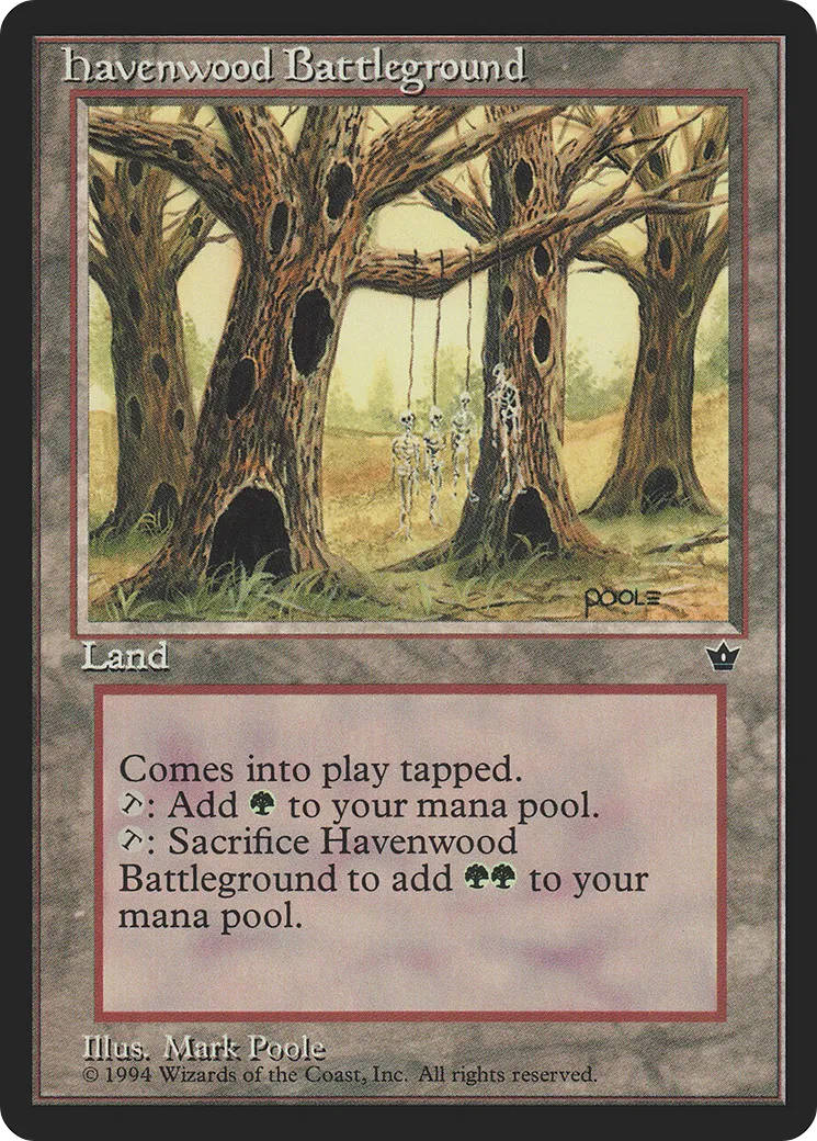 Champ de bataille d'Havrebois — Fallen Empires — Magic: The Gathering