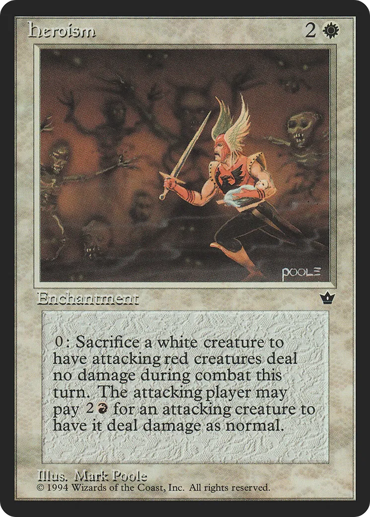 Heroism — Fallen Empires — Magic: The Gathering