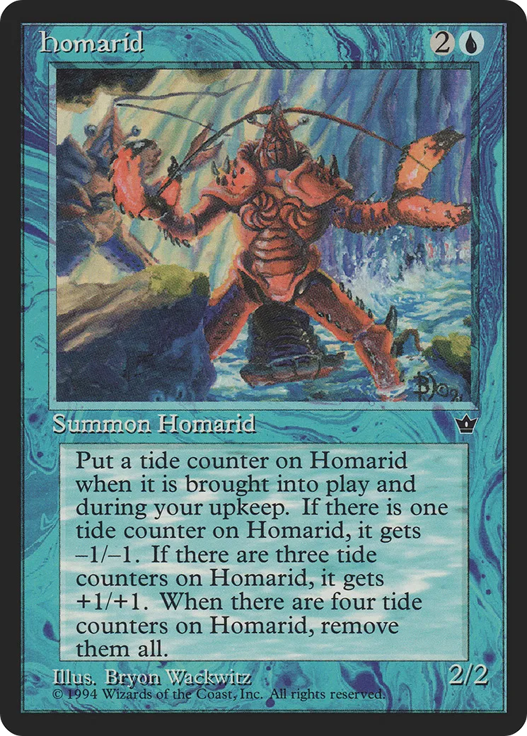Homarid — Fallen Empires — Magic: The Gathering