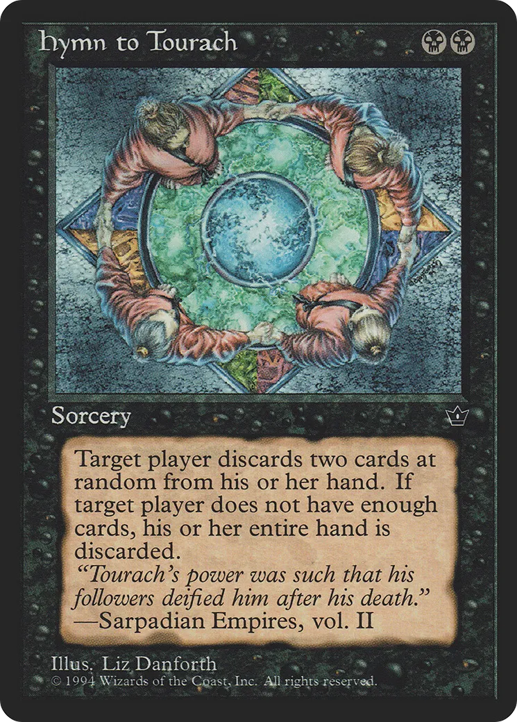 Hymn to Tourach from Fallen Empires - Magic: The Gathering