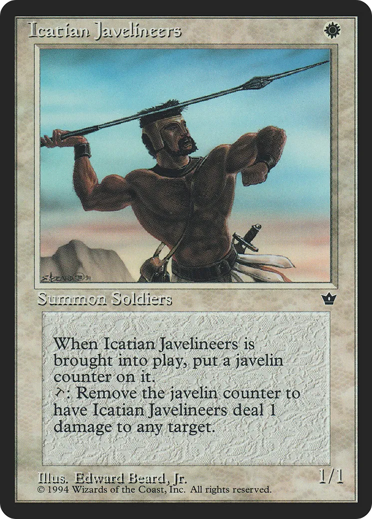 Icatian Javelineers — Fallen Empires — Magic: The Gathering