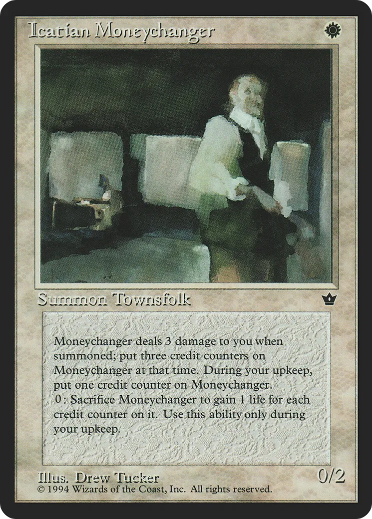 Icatian Moneychanger — Fallen Empires — Magic: The Gathering
