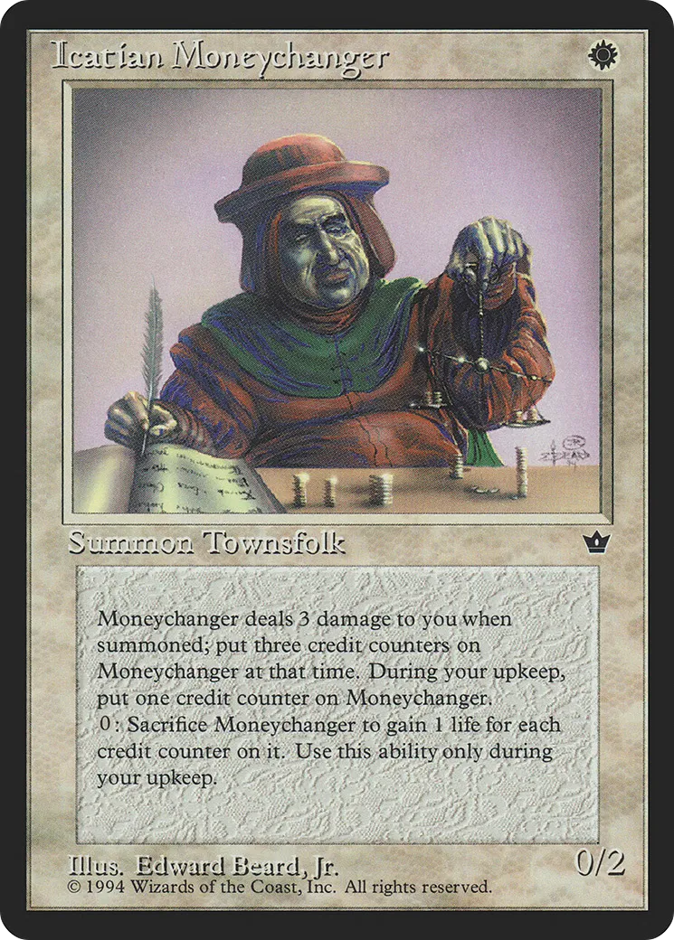 Icatian Moneychanger — Fallen Empires — Magic: The Gathering