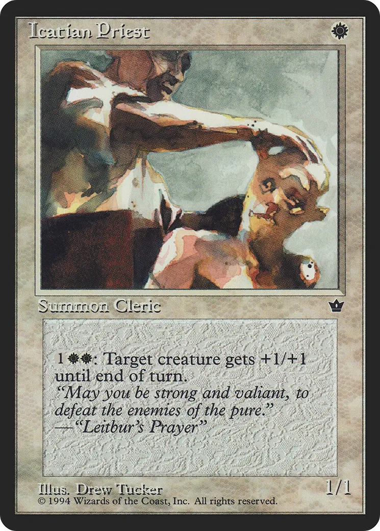 Icatian Priest — Fallen Empires — Magic: The Gathering