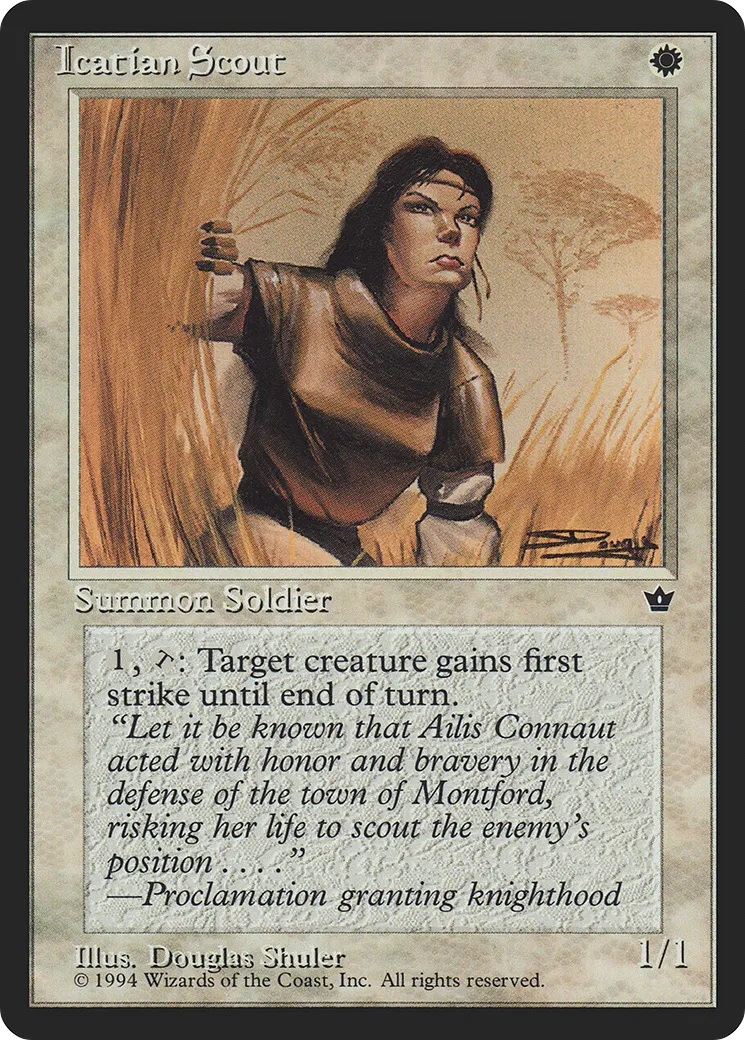 Icatian Scout — Fallen Empires — Magic: The Gathering