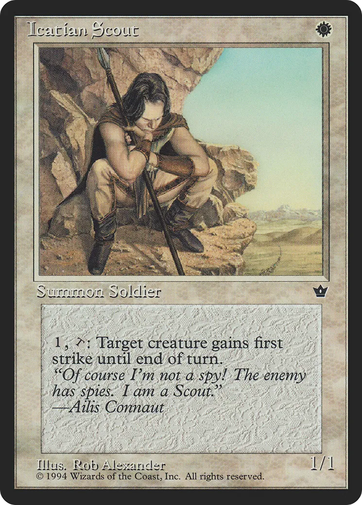 Icatian Scout — Fallen Empires — Magic: The Gathering