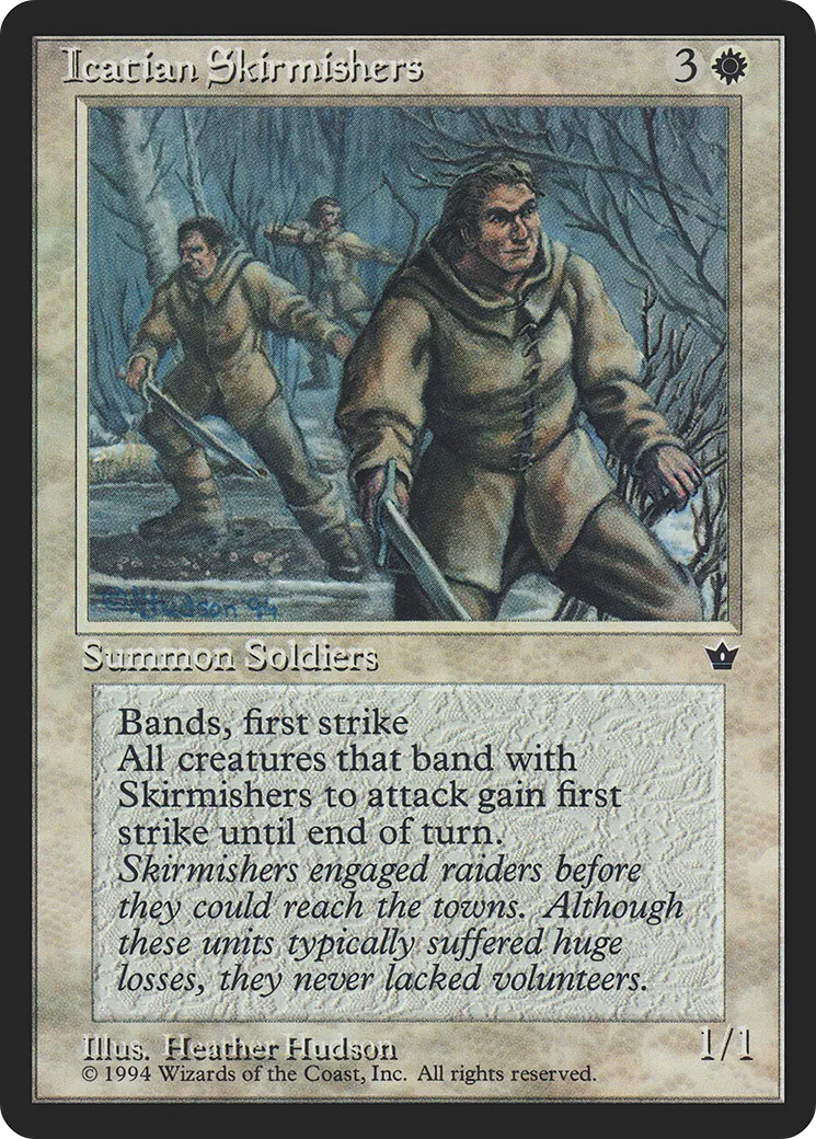Icatian Skirmishers — Fallen Empires — Magic: The Gathering