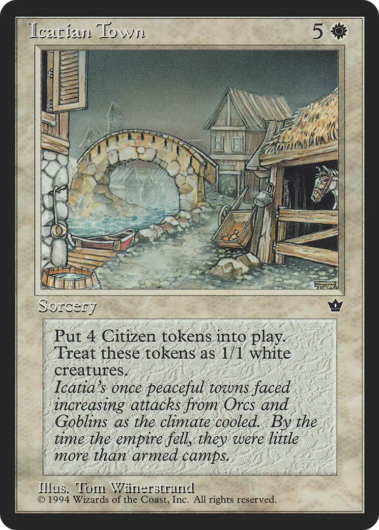 Ville Icatiane from Fallen Empires - Magic: The Gathering