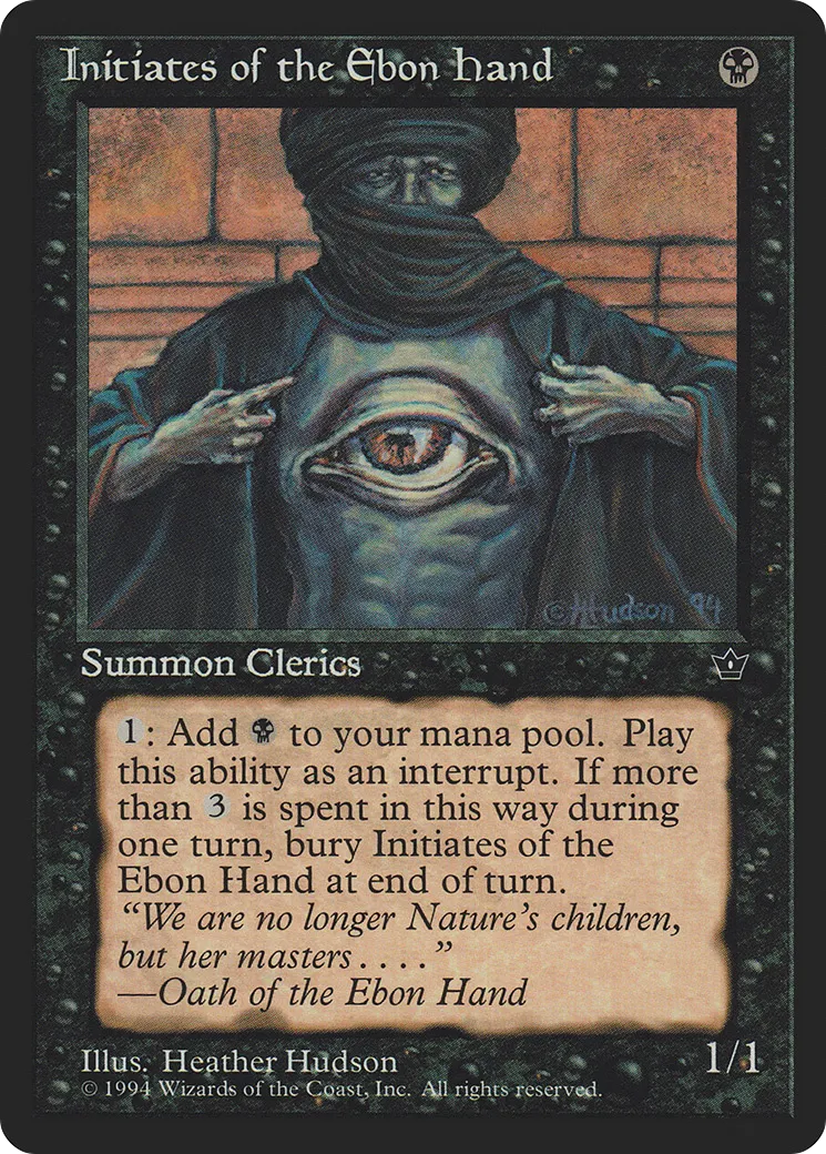 Adeptes de la main d'Ebên — Fallen Empires — Magic: The Gathering