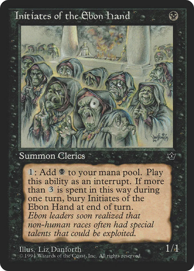 Adeptes de la main d'Ebên — Fallen Empires — Magic: The Gathering