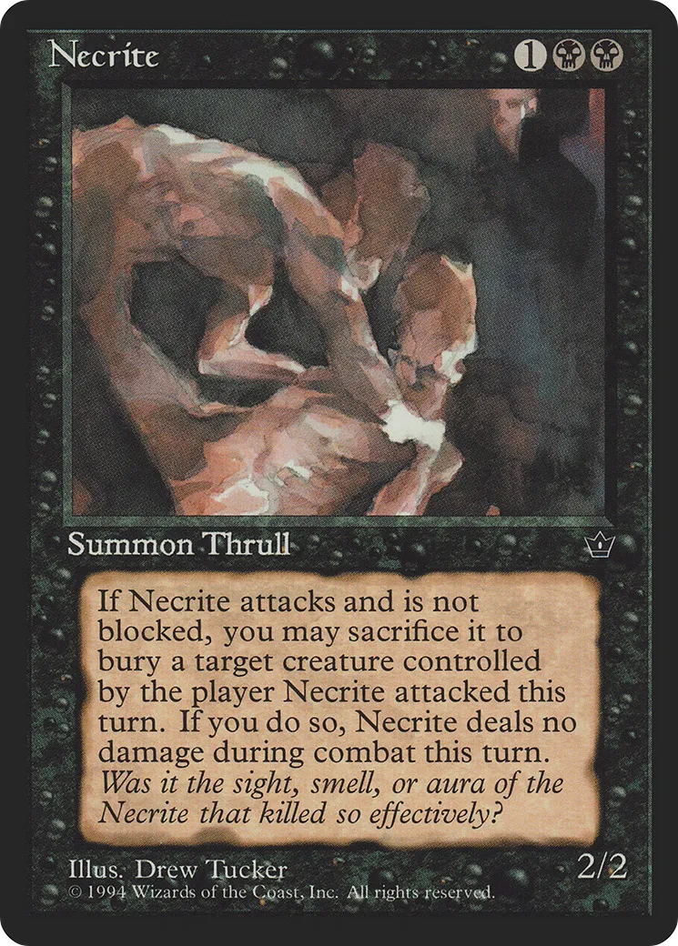 Necrite from Fallen Empires - Magic: The Gathering