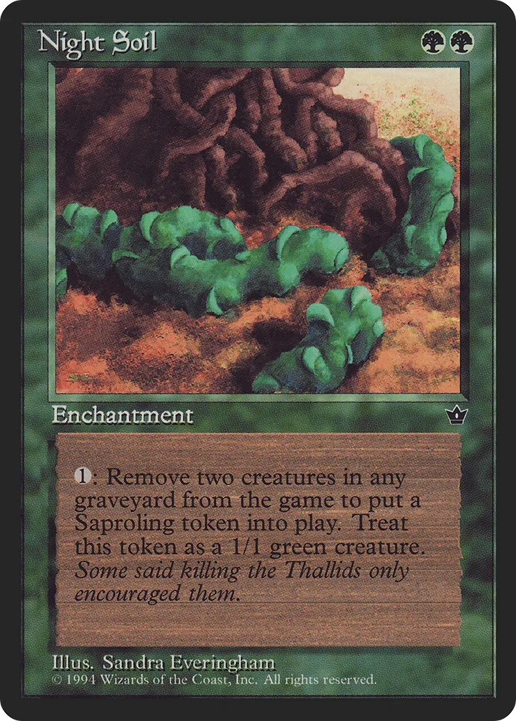 Terre nocturne from Fallen Empires - Magic: The Gathering