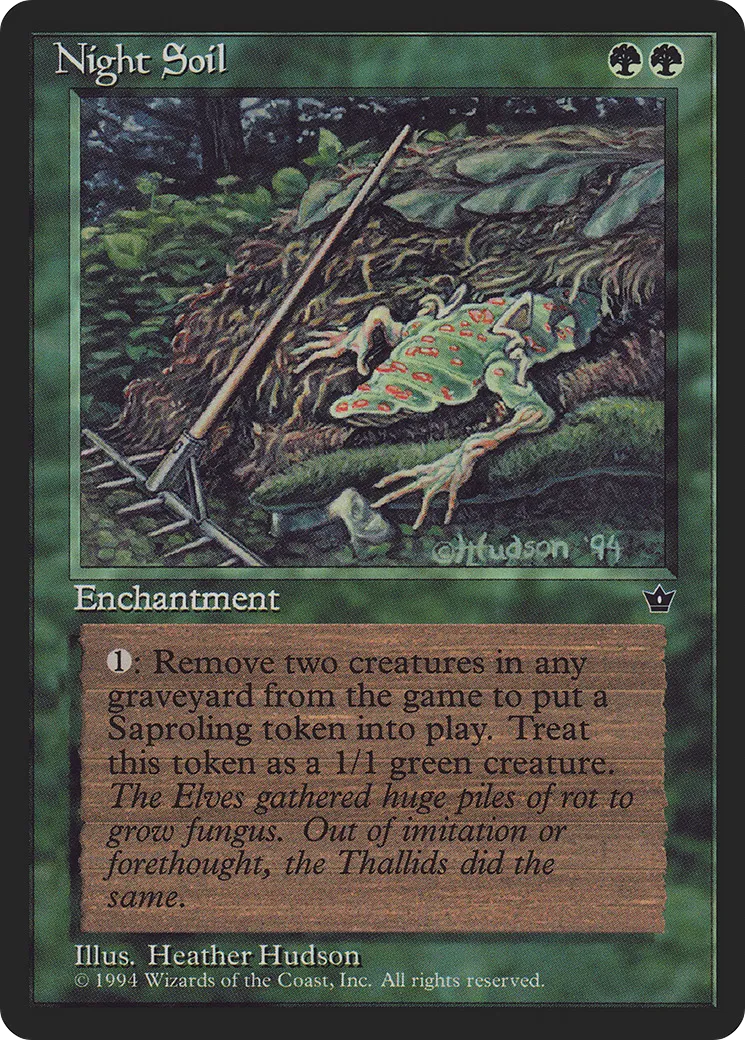 Terre nocturne — Fallen Empires — Magic: The Gathering