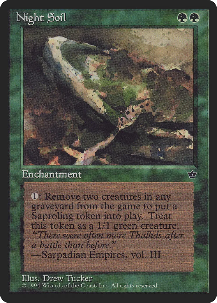 Terre nocturne from Fallen Empires - Magic: The Gathering