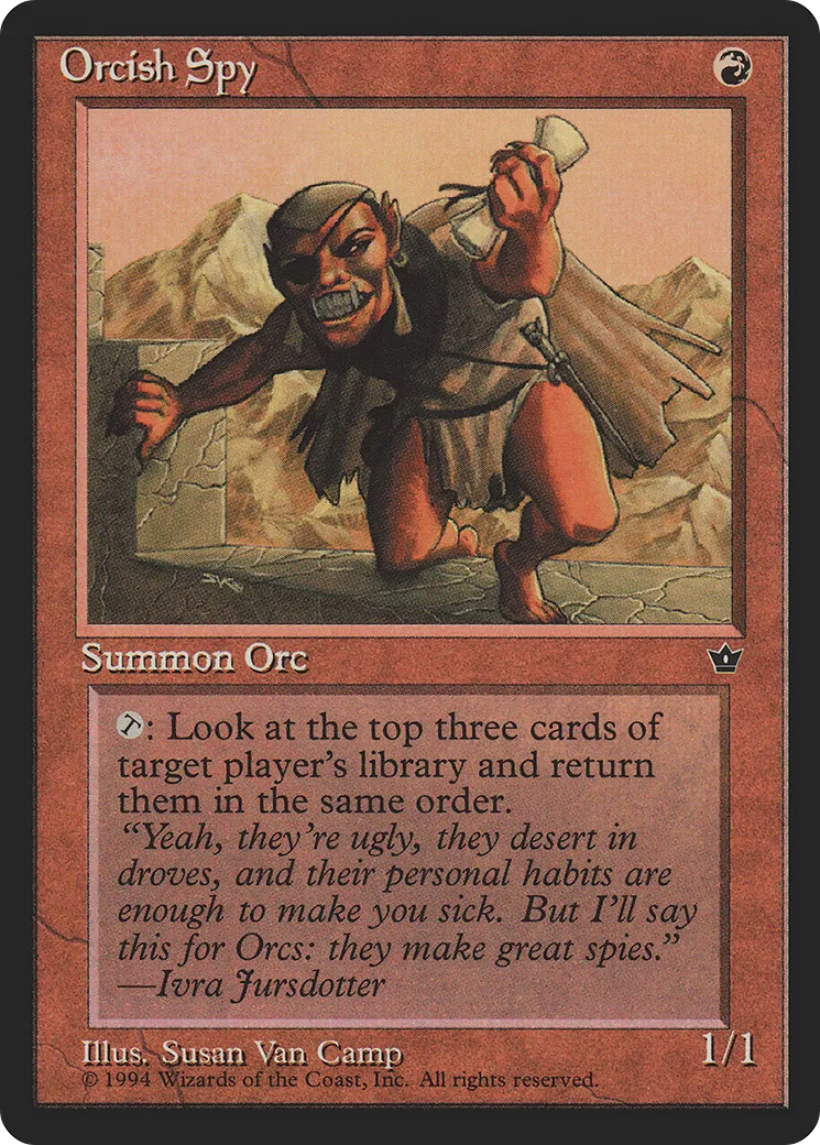Orcish Spy — Fallen Empires — Magic: The Gathering