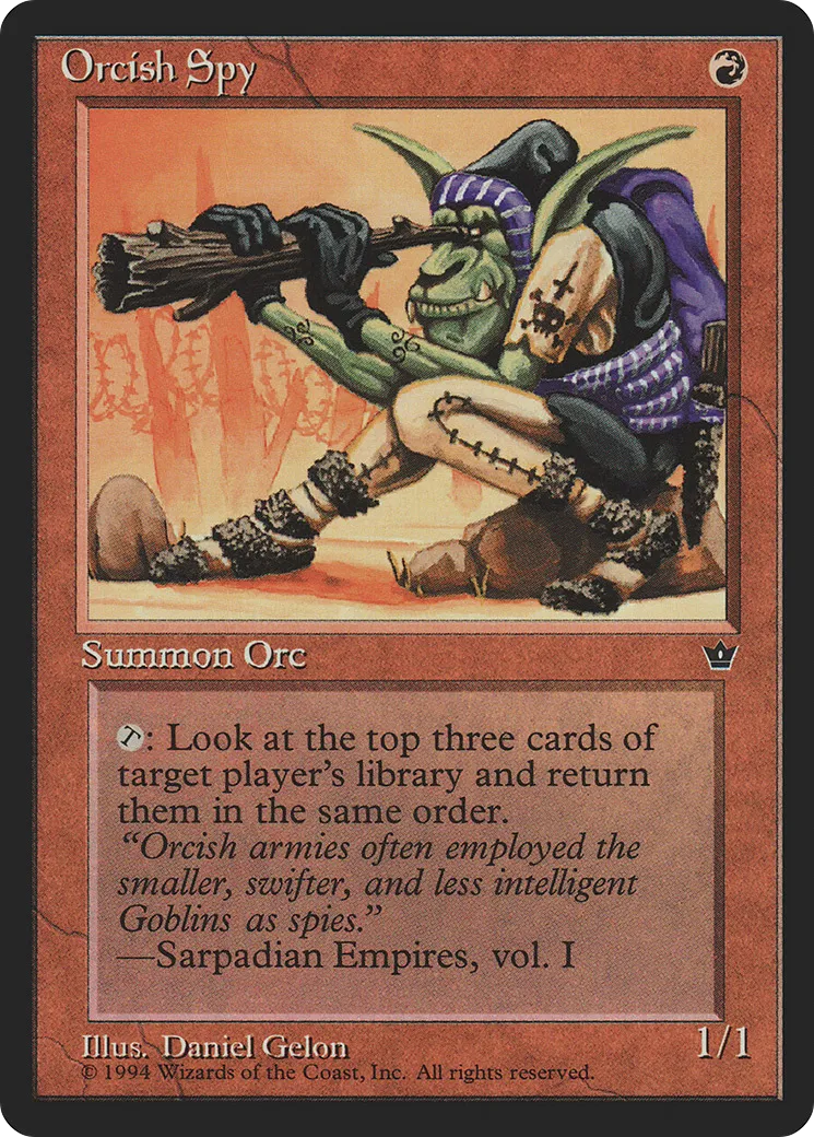 Orcish Spy — Fallen Empires — Magic: The Gathering