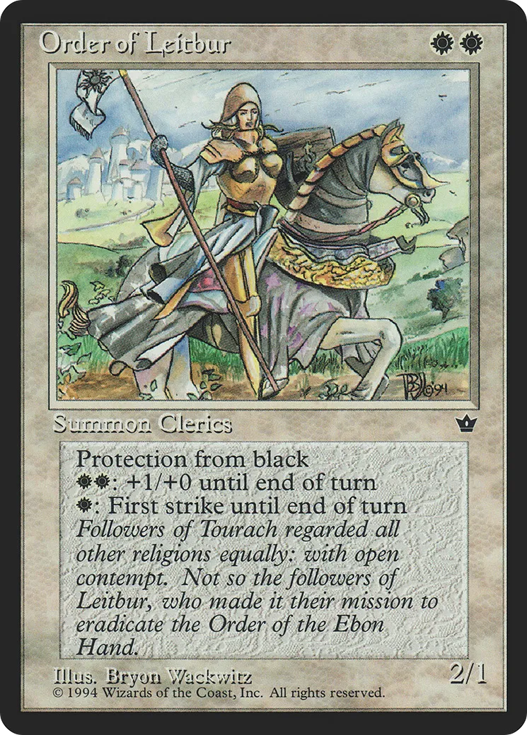 Order of Leitbur — Fallen Empires — Magic: The Gathering