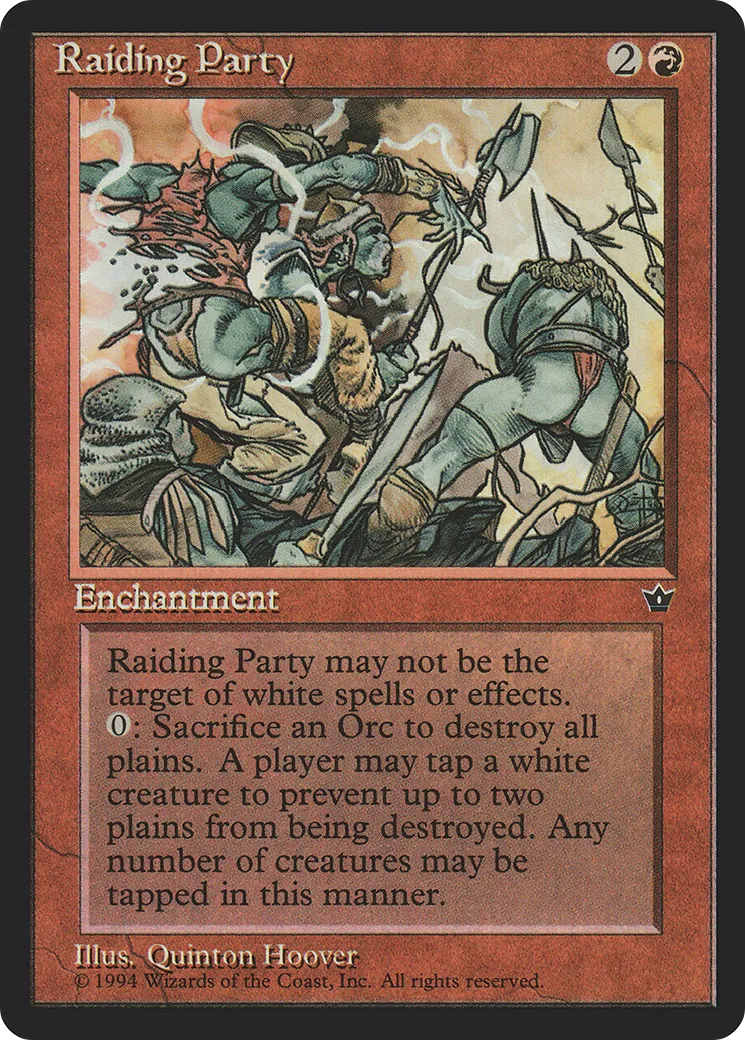 Raiding Party — Fallen Empires — Magic: The Gathering