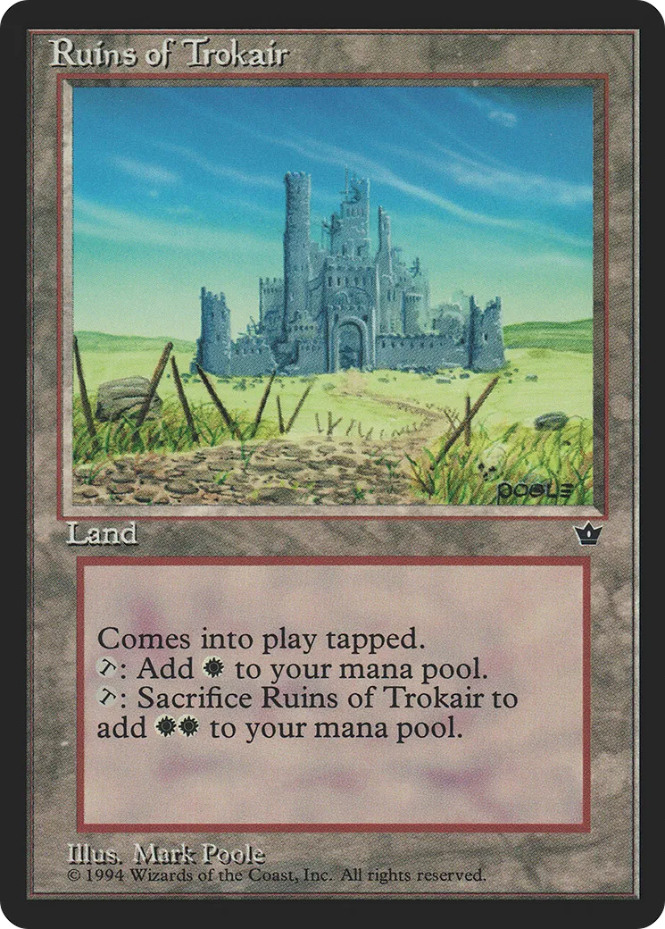 Ruins of Trokair — Fallen Empires — Magic: The Gathering