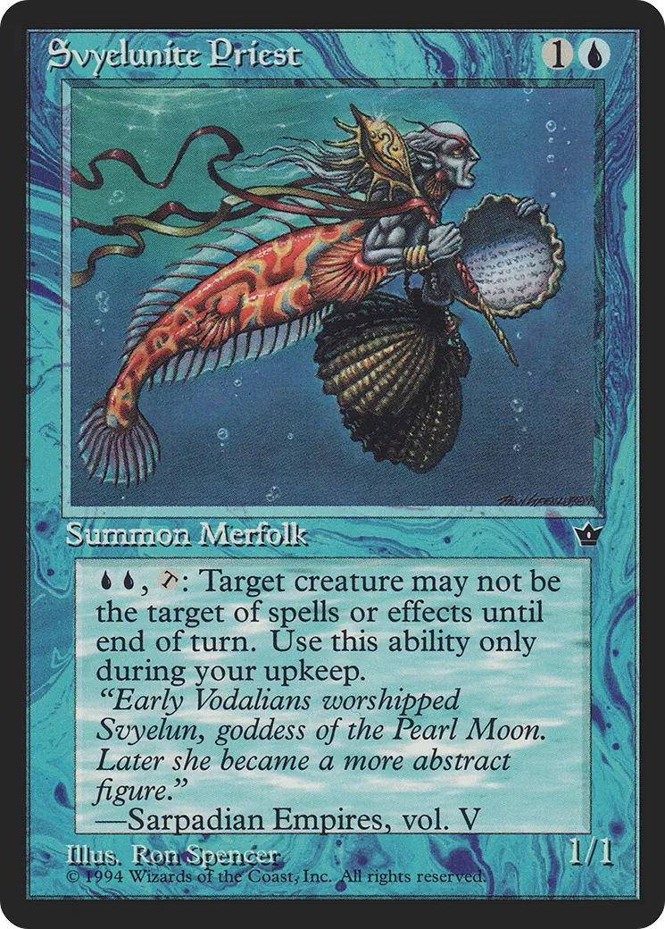 Svyelunite Priest — Fallen Empires — Magic: The Gathering