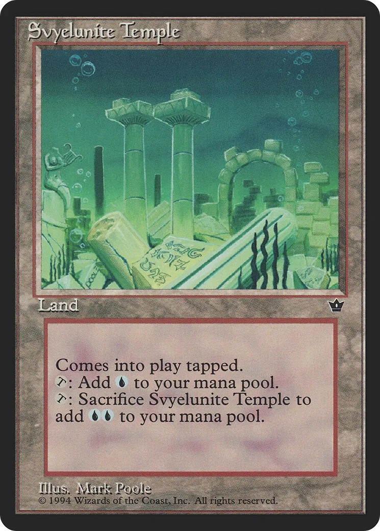 Temple Svyelunite — Fallen Empires — Magic: The Gathering