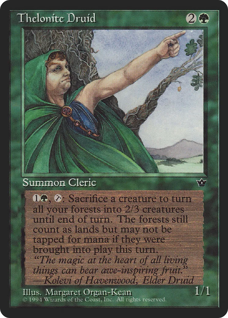 Thelonite Druid — Fallen Empires — Magic: The Gathering