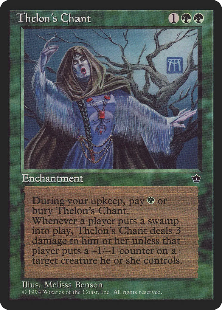 Thelon's Chant — Fallen Empires — Magic: The Gathering
