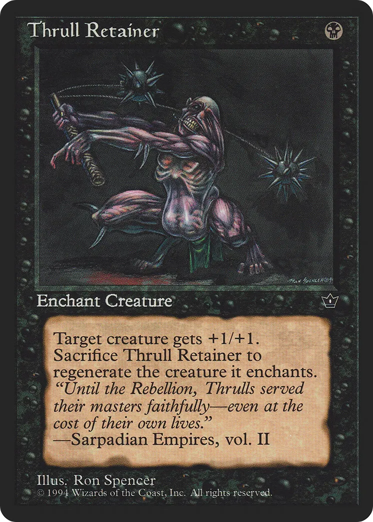 Thrull Retainer — Fallen Empires — Magic: The Gathering