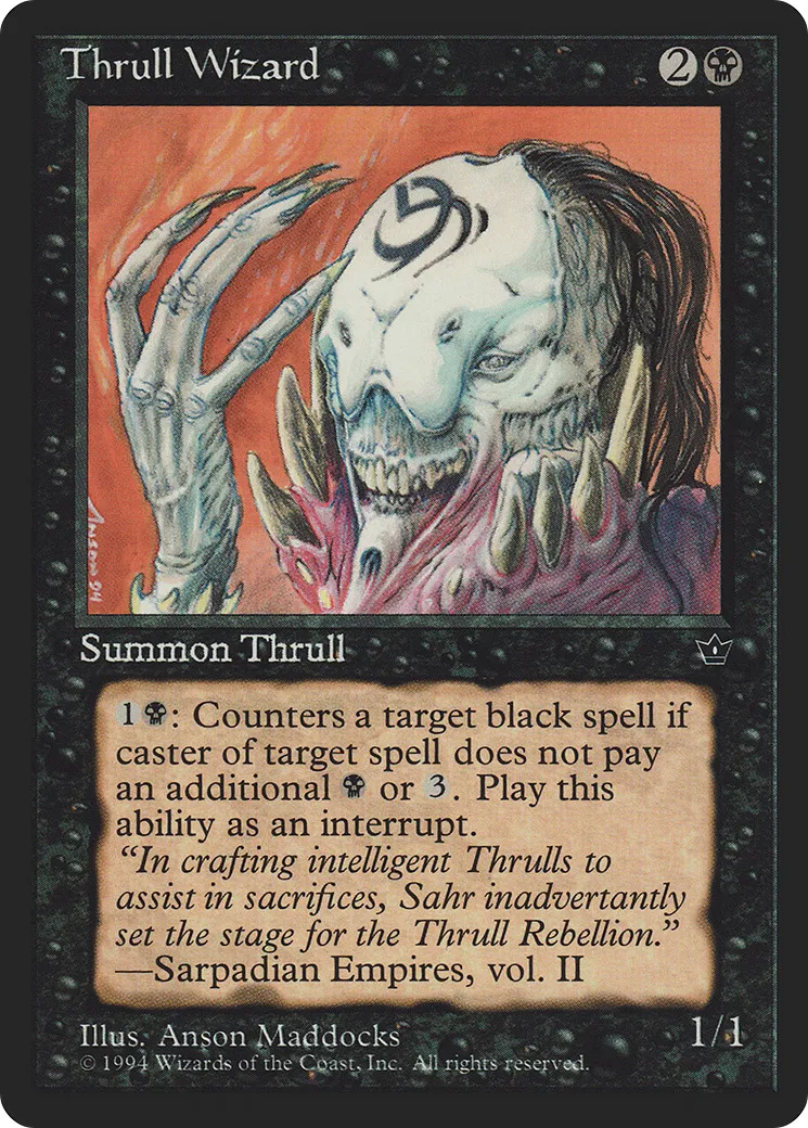 Thrull Wizard — Fallen Empires — Magic: The Gathering